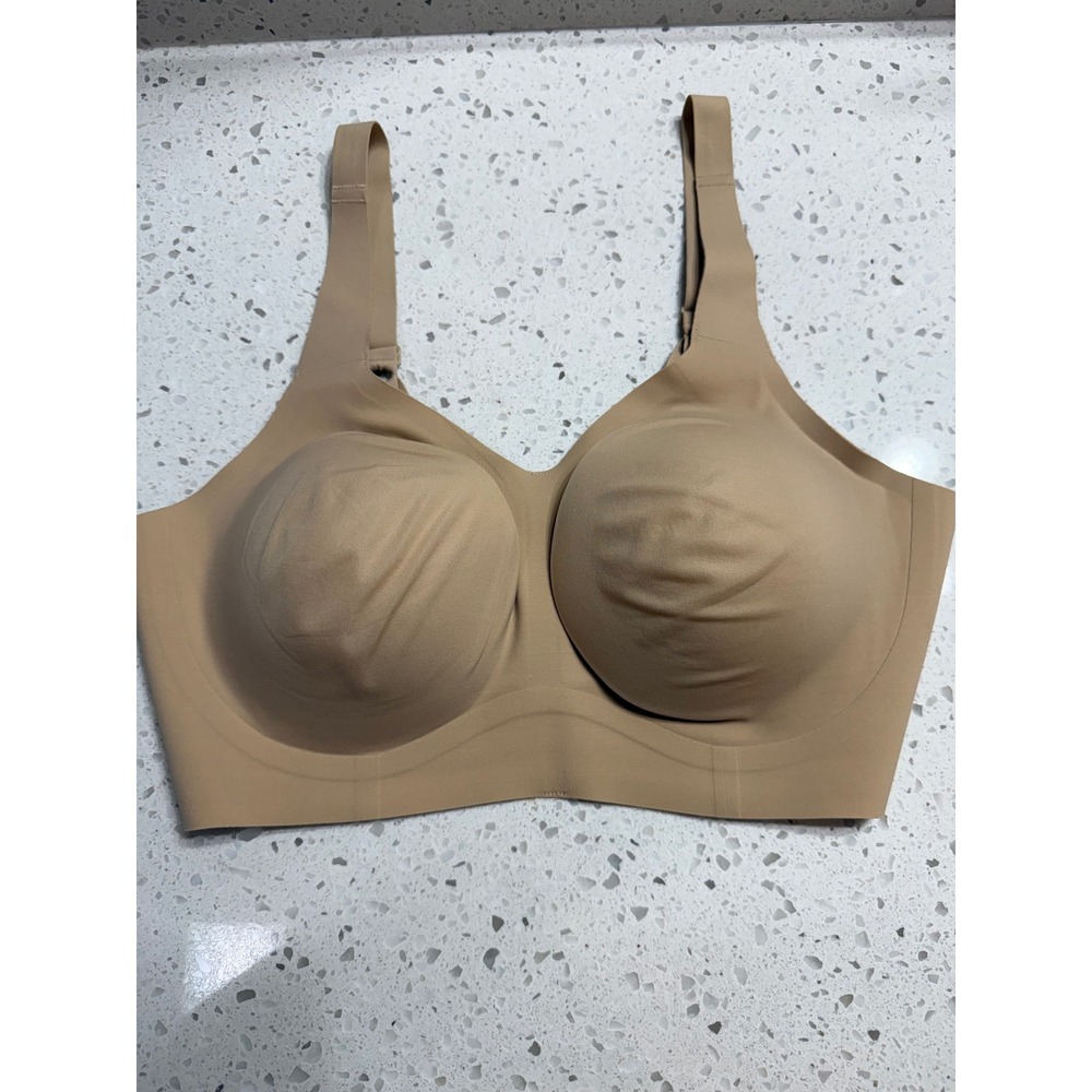 Evelyn Bobbie Beyond Bra Sand Excellent Wirefree EB Core Large comfort - Picture 2 of 7